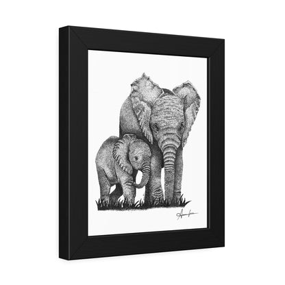 Elephant Pair Print