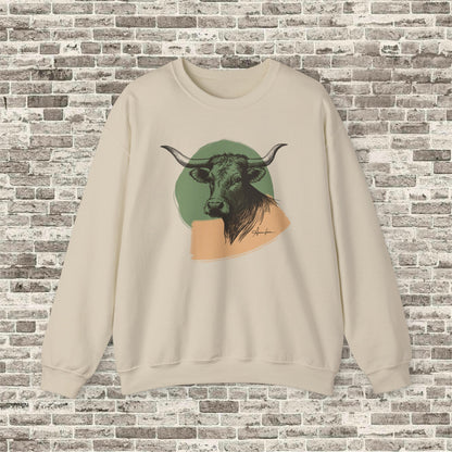 Longhorn Sketch Crewneck