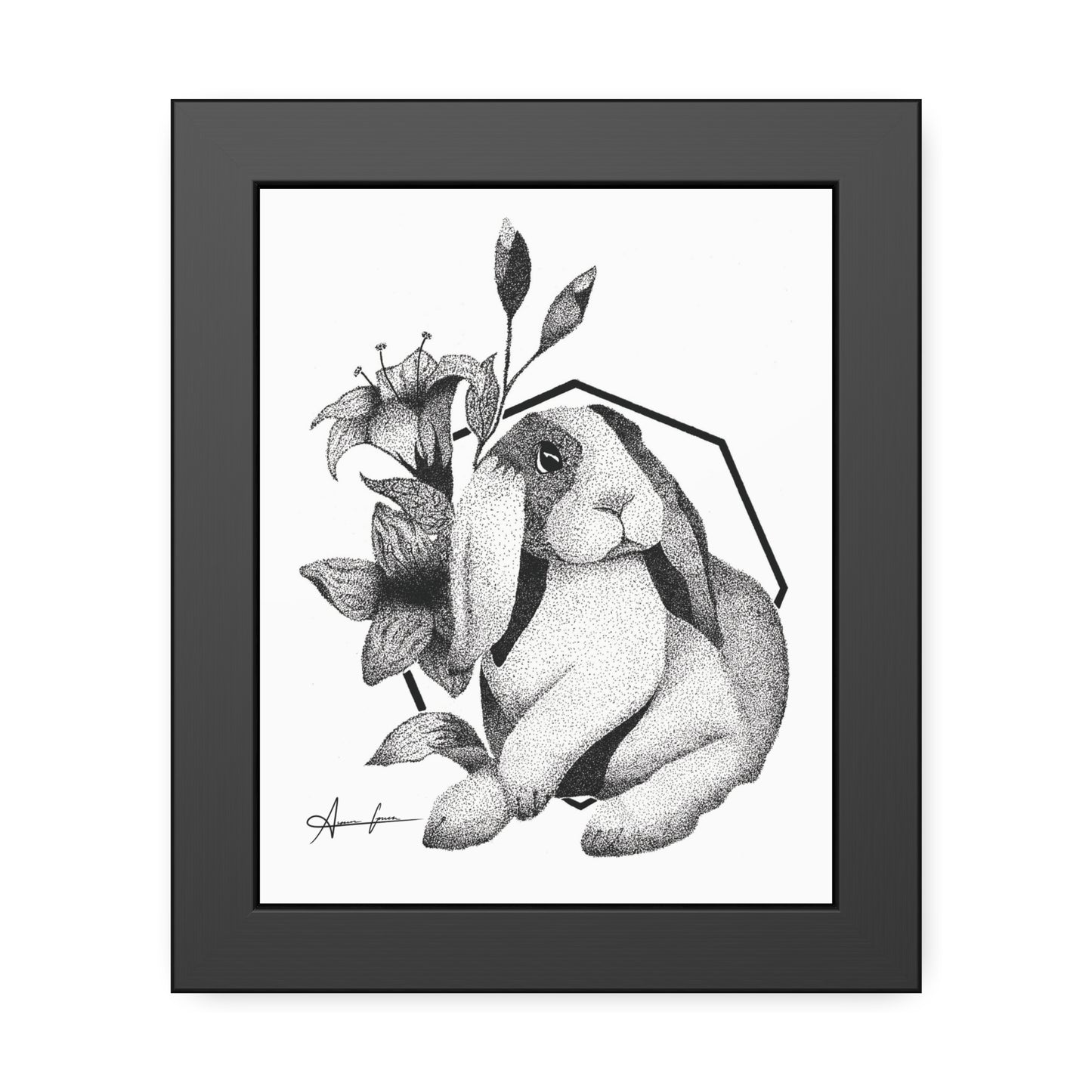 Lop Bunny Print